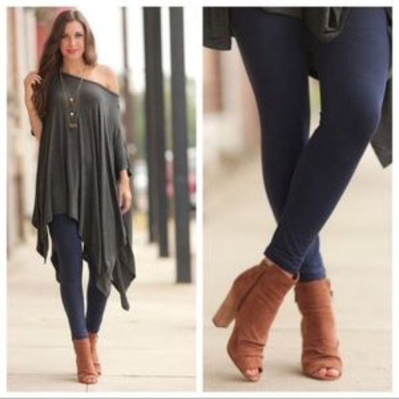 Infinity Raine Pants - *HOST PICK Navy Brushed Knit Leggings NWT